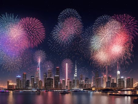 Free Fireworks Celebration Fireworks illustration and picture