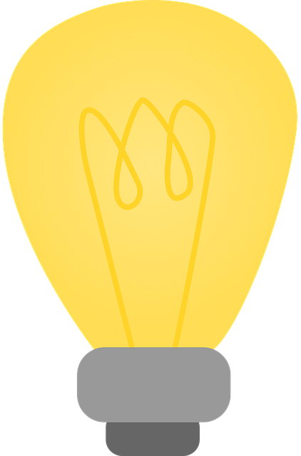 Free bulb light idea illustration
