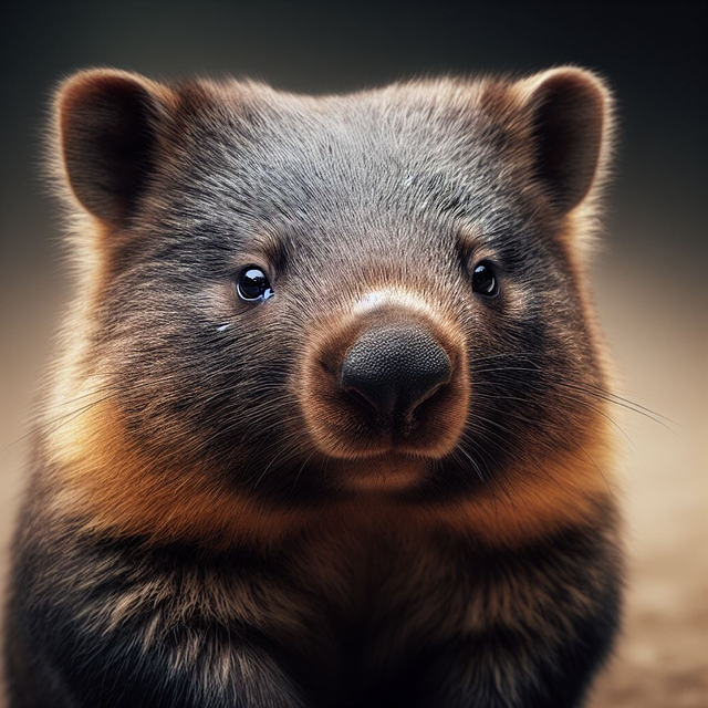 Free ai generated wombat marsupial illustration