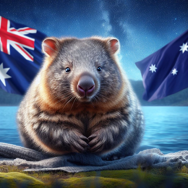 Free ai generated wombat marsupial illustration