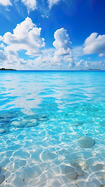 Free Blue Sea photo and picture