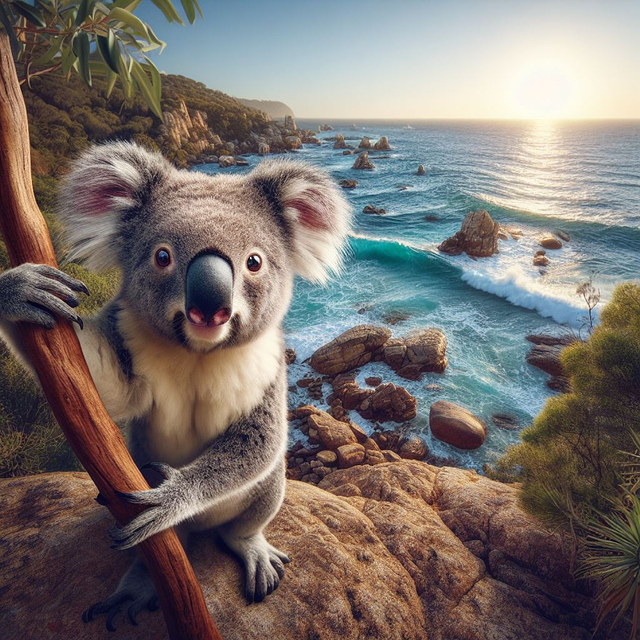 Free ai generated koala koala bear illustration