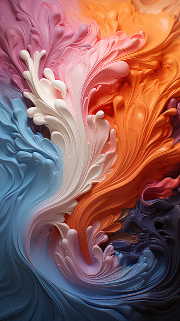 Free ai generated paint abstract illustration