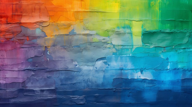 Free ai generated colorful rainbow illustration