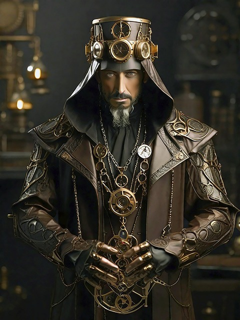 Free ai generated alchemist magician illustration
