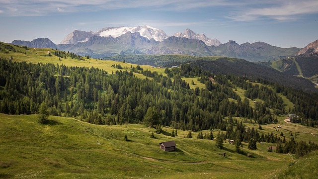 Bjerge, Dolomitterne, Alperne, Scenery