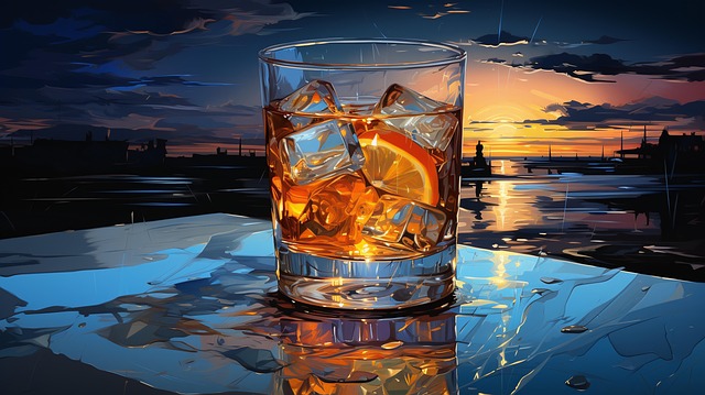 Free ai generated whiskey alcohol illustration