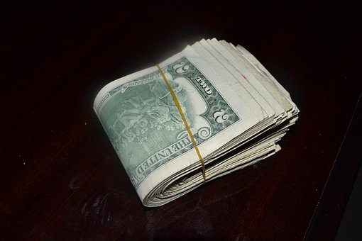 Penge, Band, Usa, Dollar, Atm, Kontanter