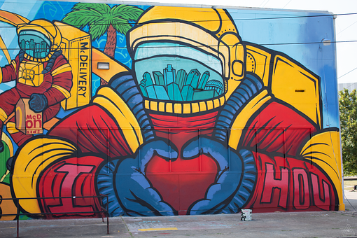 Elsker, Hjerte, Grafitti, By, Bygning
