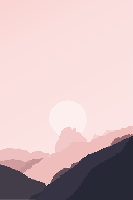Free autumn nature landscape illustration