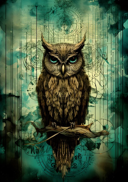 Download free HD stock image of Owl Magical Free owl magical mystical illustration