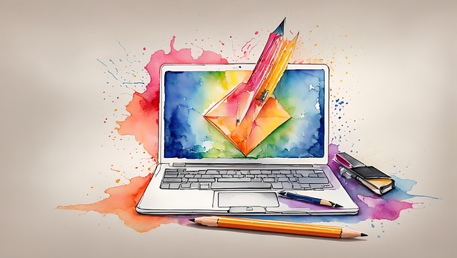 Free ai generated computer laptop illustration