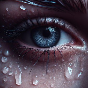 Auge, Traurig, Weinen, Träne