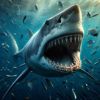 Ai Generiert, Hai, Meer, Fische, Natur