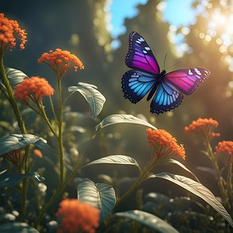 Free Butterfly Nature illustration and picture