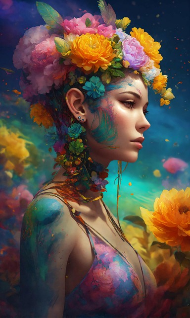 Free flowers floral nature illustration