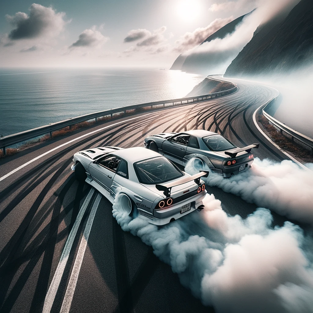 Free generated cars race illustration
