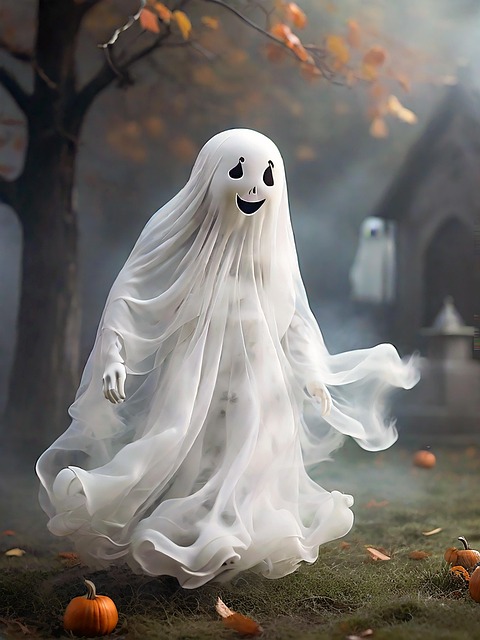 Free halloween ghost fear illustration