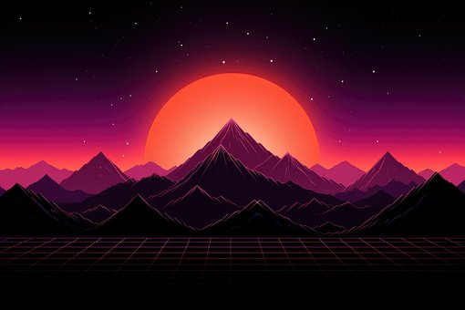 Pôr Do Sol, Brilhando, Sol Enorme