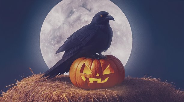 Noc, Měsíc, Temný, Umění, Tapeta Na Zeď