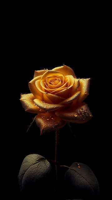 Ai Generiert, Rose, Blume, Blütenblätter