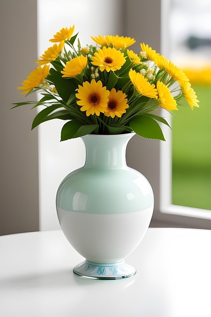 Free flowers vase nature illustration