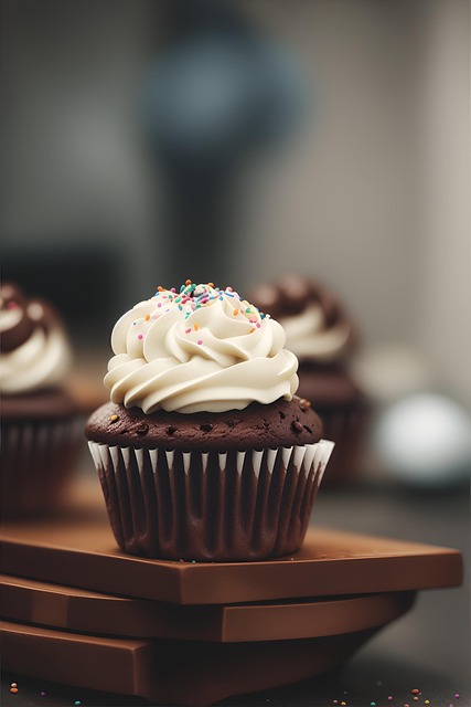 Ai Generiert, Cupcake, Muffins, Bäckerei