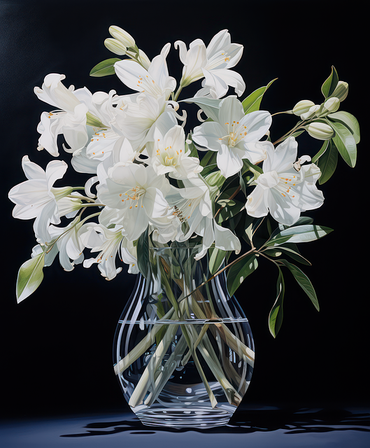 Flori, Vază, Lumina, Sticlă, Flora