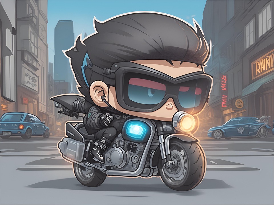 Download Ai Generated, Boy, Biker. Royalty-Free Stock Illustration ...