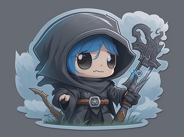 Free ai generated skull grim reaper illustration