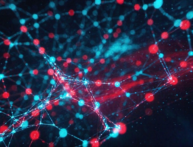 Free network technology digital illustration