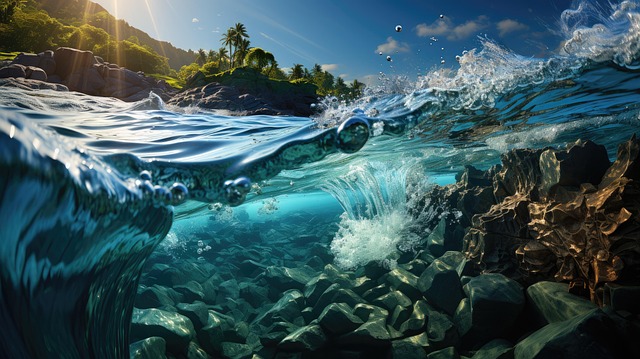 Free nature ocean coast illustration
