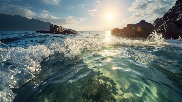 Free nature ocean coast illustration
