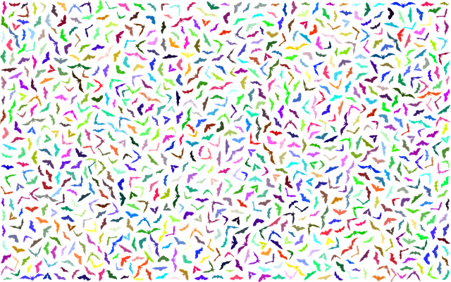 Free bats background wallpaper vector