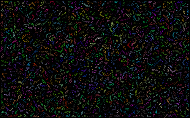 Free bats background beautiful wallpaper vector