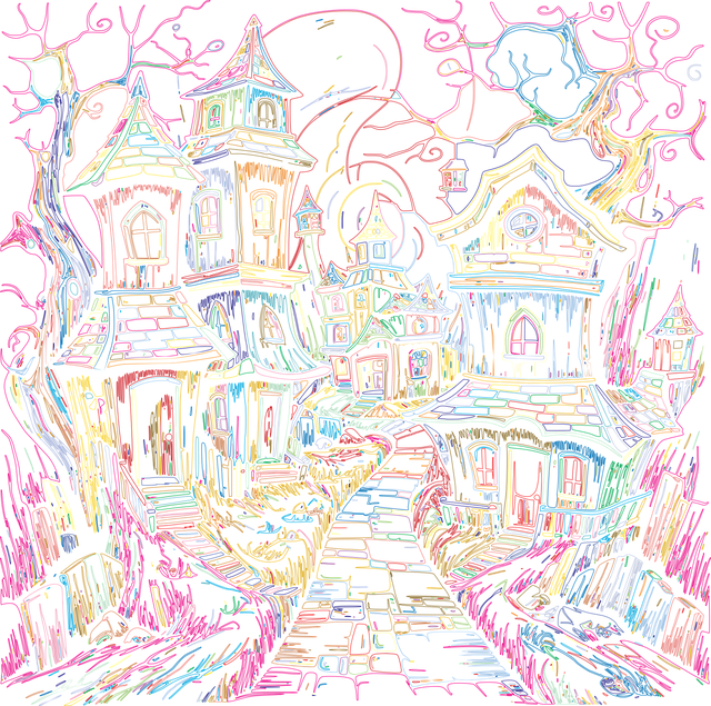 Download free HD stock image of Haunted House Halloween Free haunted house halloween landscape vector