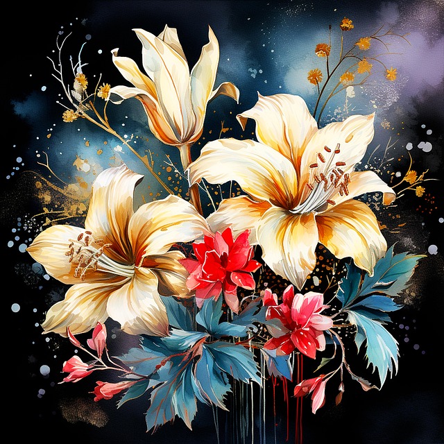 Ai Generiert, Blumen, Strauß