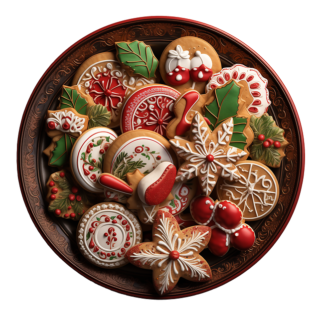 Free cookies decorated sweets illustration