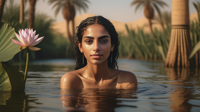 Free ai generated woman beauty illustration