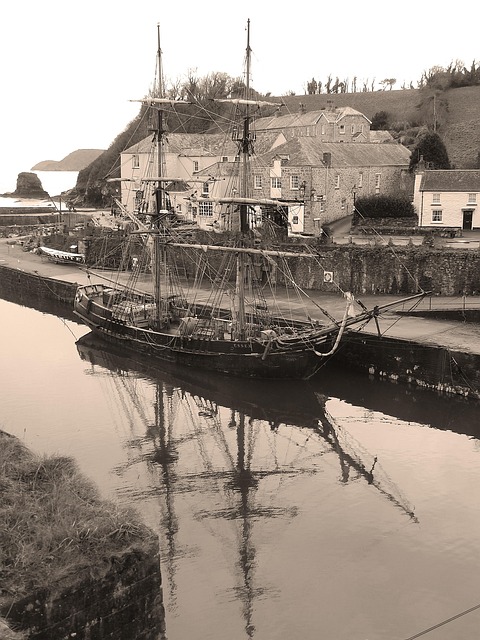 Charlestown, England, Skib, Sejlskib