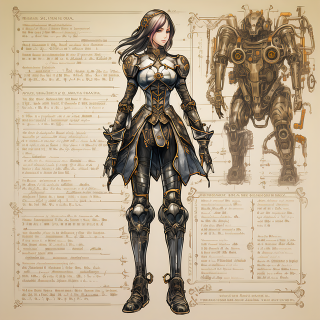 Free woman robot project illustration