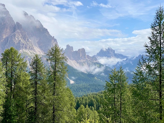 Cortina, Italië, Dolomieten, Bergen