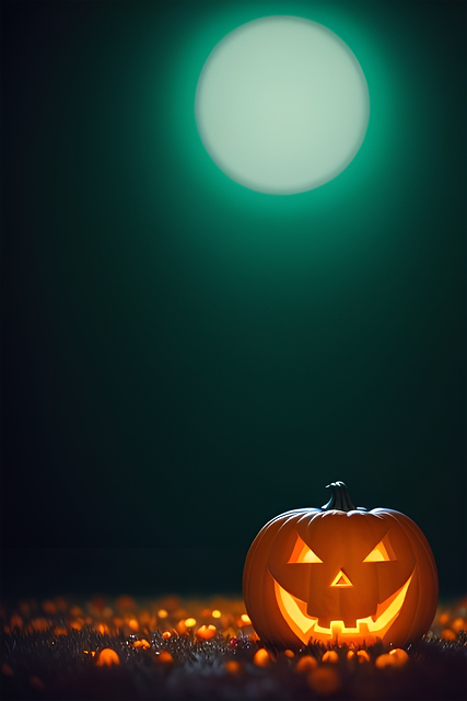 Free weird creeps night illustration