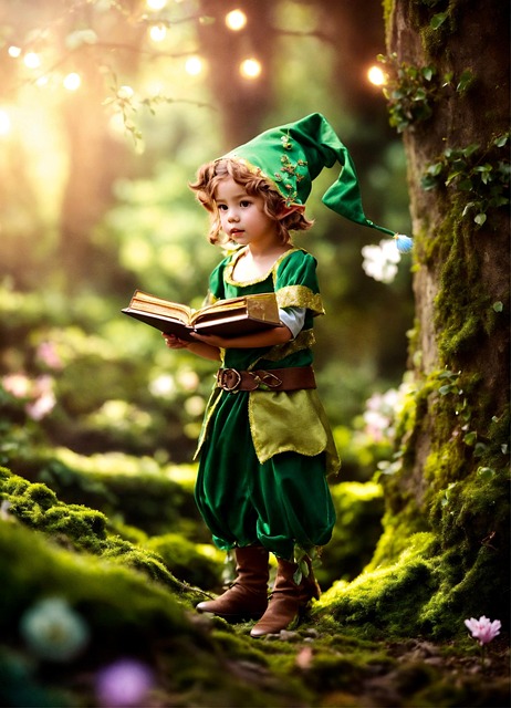 Download free HD stock image of Ai Generated Elf Free ai generated elf gnome illustration