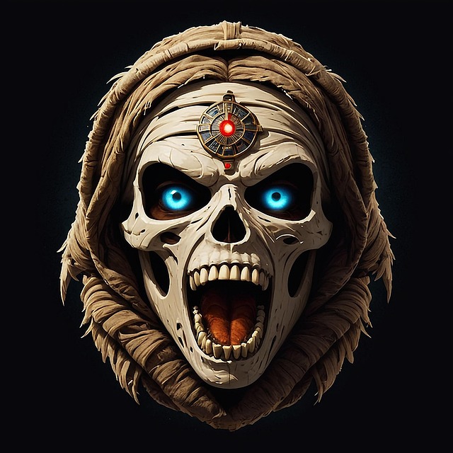 Free ai generated mummy creature illustration