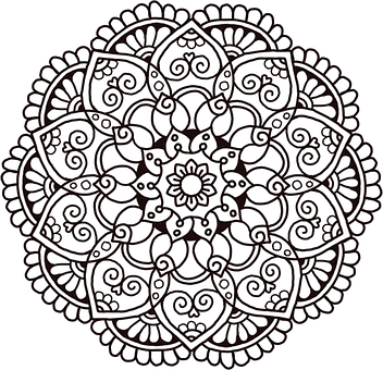 Free Mandala Floral illustration and picture