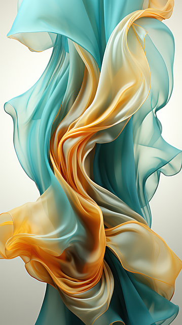 Free ai generated waves abstract illustration
