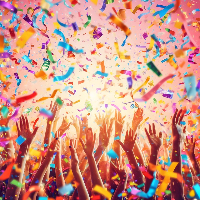 Free Confetti Party illustration and picture