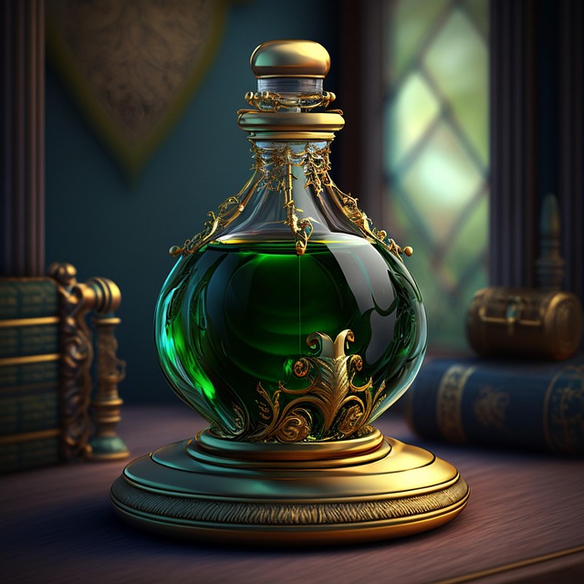 Free ai generated potion glass bottle illustration