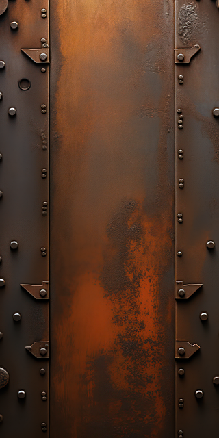 Free ai generated door metal illustration